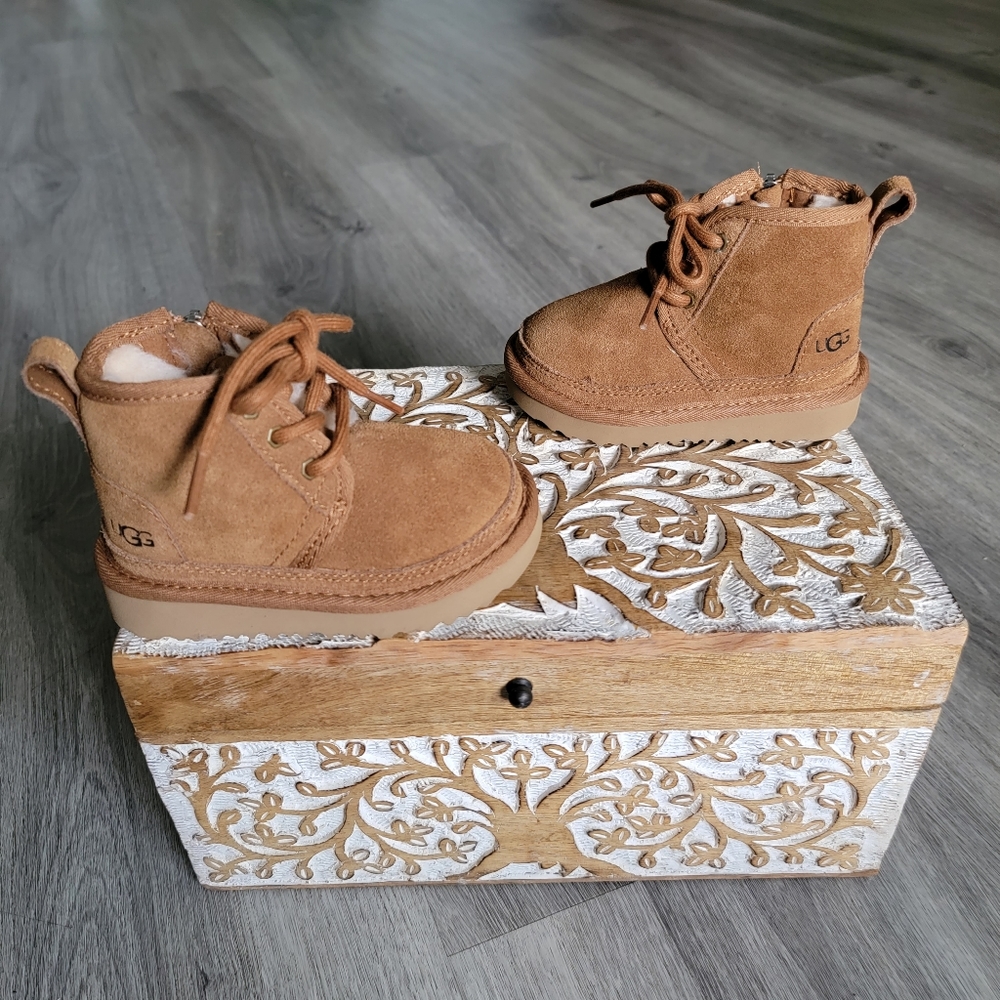 UGG Toddler Neumel Suede Boot